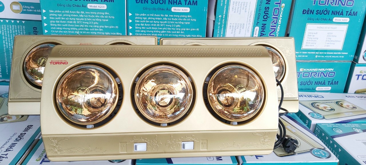 Đèn sưởi nhà tắm cao cấp K03